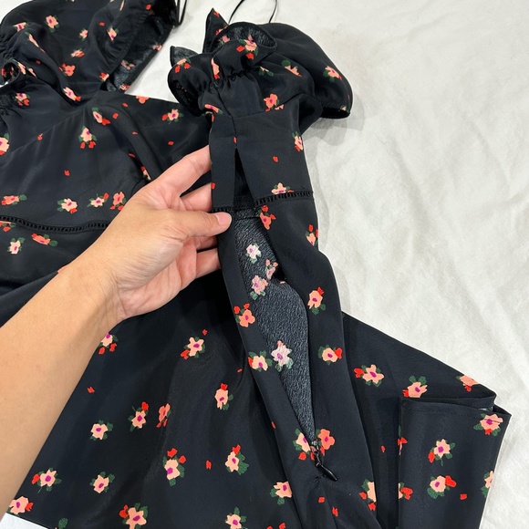 TOPSHOP PALERMO DITSY FLORAL TEA DRESS - Picture 4 of 8